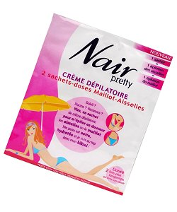 Crème dépilatoire en sachet de Nair