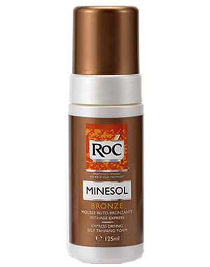 Mousse autobronzante Minesol de Roc