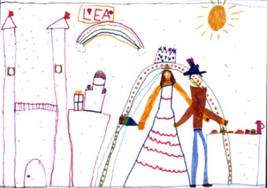 Mariage de princesse (Léa, 5 ans)