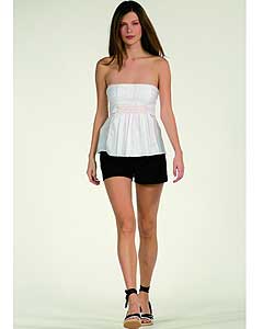 Tenue bustier et short de Kookaï