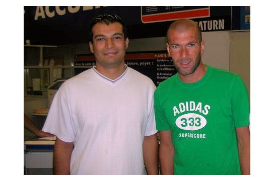 Fatih et Zinedine Zidane