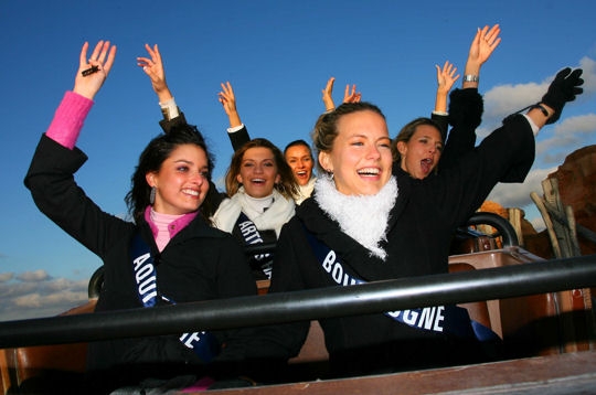 Les Miss testent un nouveau traineau