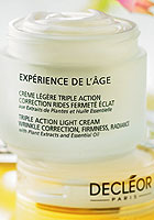 Crème légère triple action "Expérience de l'âge", Decléor